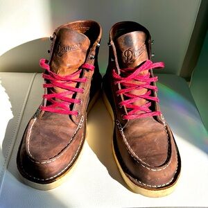 Danner Women's Bull Moc Toe Run 6" Brown boots - made in the USA